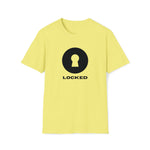 Boldly Locked - Lockedboy Athletics Chastity Tshirt
