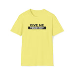 Give Me Your Key - Chastity Shirts by LockedBoy Athletics