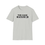 Cage Stays On - Lockedboy Athletics Chastity Tshirt