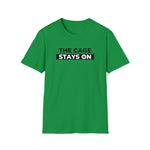 Cage Stays On - Lockedboy Athletics Chastity Tshirt