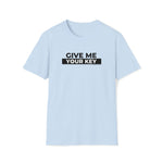 Give Me Your Key - Chastity Shirts by LockedBoy Athletics