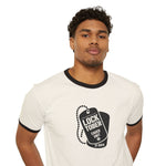 Locktober 2025 Military Ringer Tee – Bold Chastity Merch for Kinky Gear Lovers