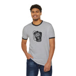 Locktober 2025 Military Ringer Tee – Bold Chastity Merch for Kinky Gear Lovers