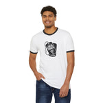 Locktober 2025 Military Ringer Tee – Bold Chastity Merch for Kinky Gear Lovers