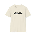 Give Me Your Key - Chastity Shirts by LockedBoy Athletics