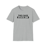 Cage Stays On - Lockedboy Athletics Chastity Tshirt