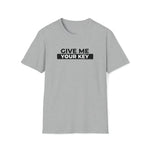 Give Me Your Key - Chastity Shirts by LockedBoy Athletics