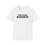 Cage Stays On - Lockedboy Athletics Chastity Tshirt