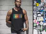 LOCKED Blocks Tank Top - LockedBoy Athletics Chastity Themed Tshirts