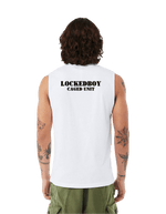 Locktober Caged Unit Muscle Tank – Unisex Jersey Workout Tee for 31 Days of Discipline
