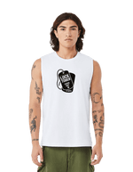 Locktober Caged Unit Muscle Tank – Unisex Jersey Workout Tee for 31 Days of Discipline