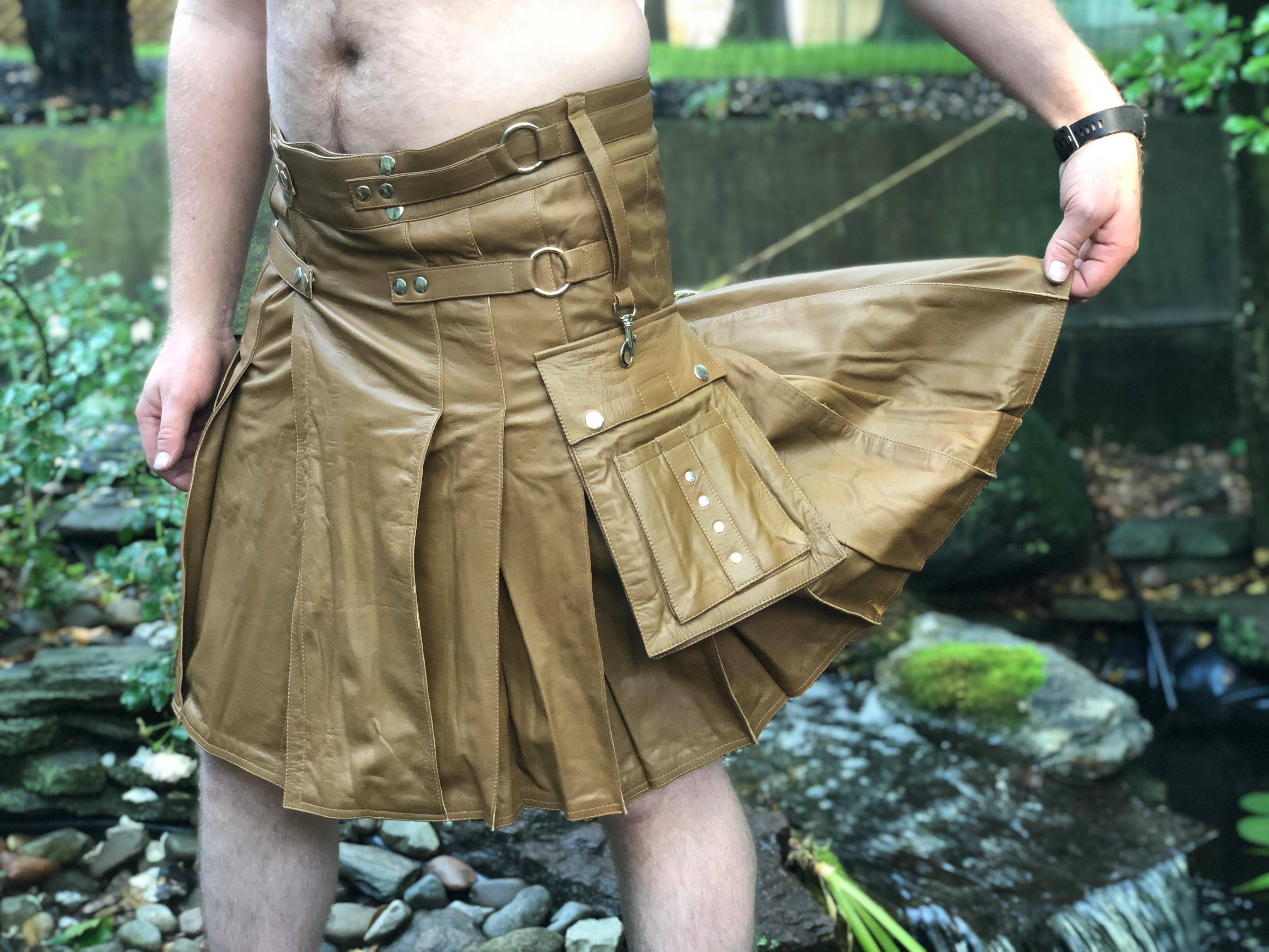 Otter and Fox Tobacco Brown Kilt