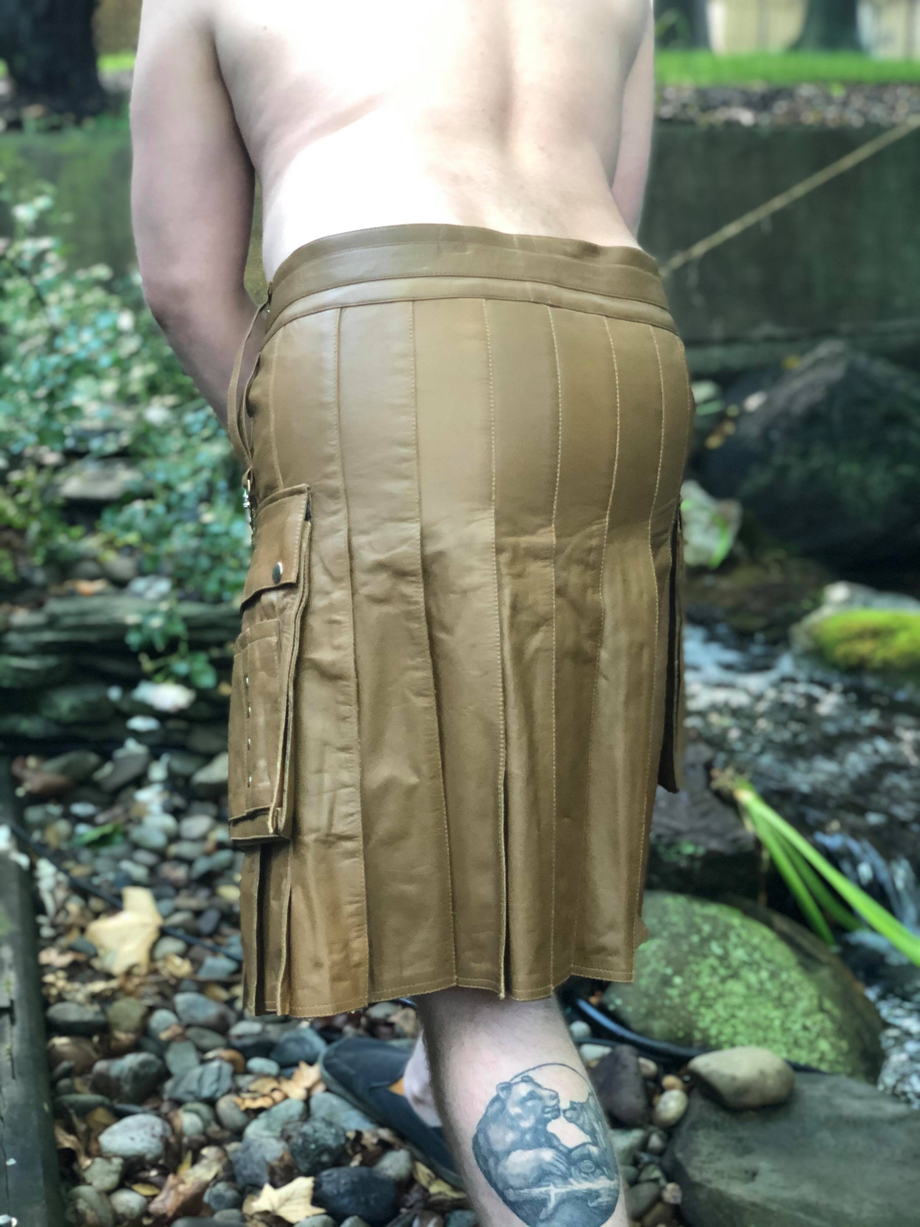 Otter and Fox Tobacco Brown Kilt