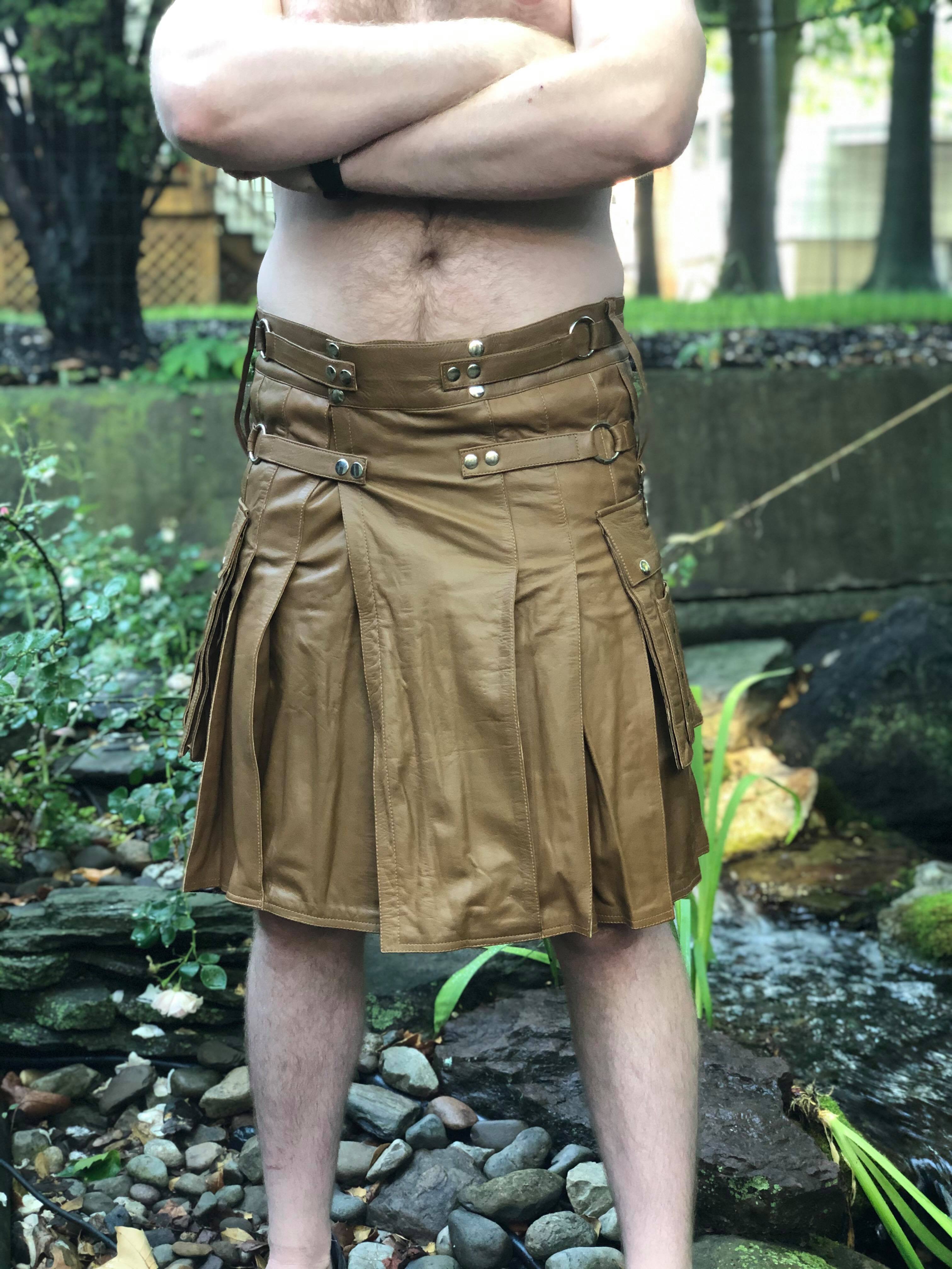 Otter and Fox Tobacco Brown Kilt