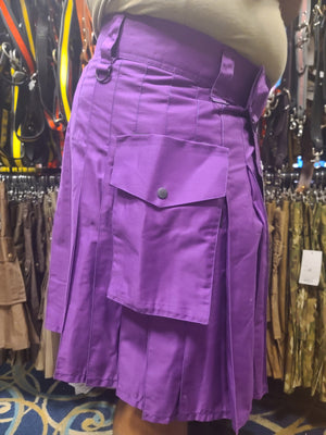 Kilt utilitario en morado de KiltedBros