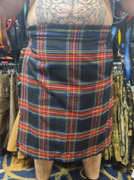 Black Stewart Tartan Kilt by KiltedBros