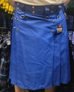 Kilt utilitaire en bleu par KiltedBros