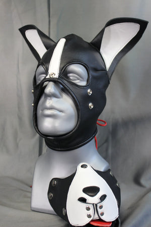 Boston Terrier Whole Head Pup Hood