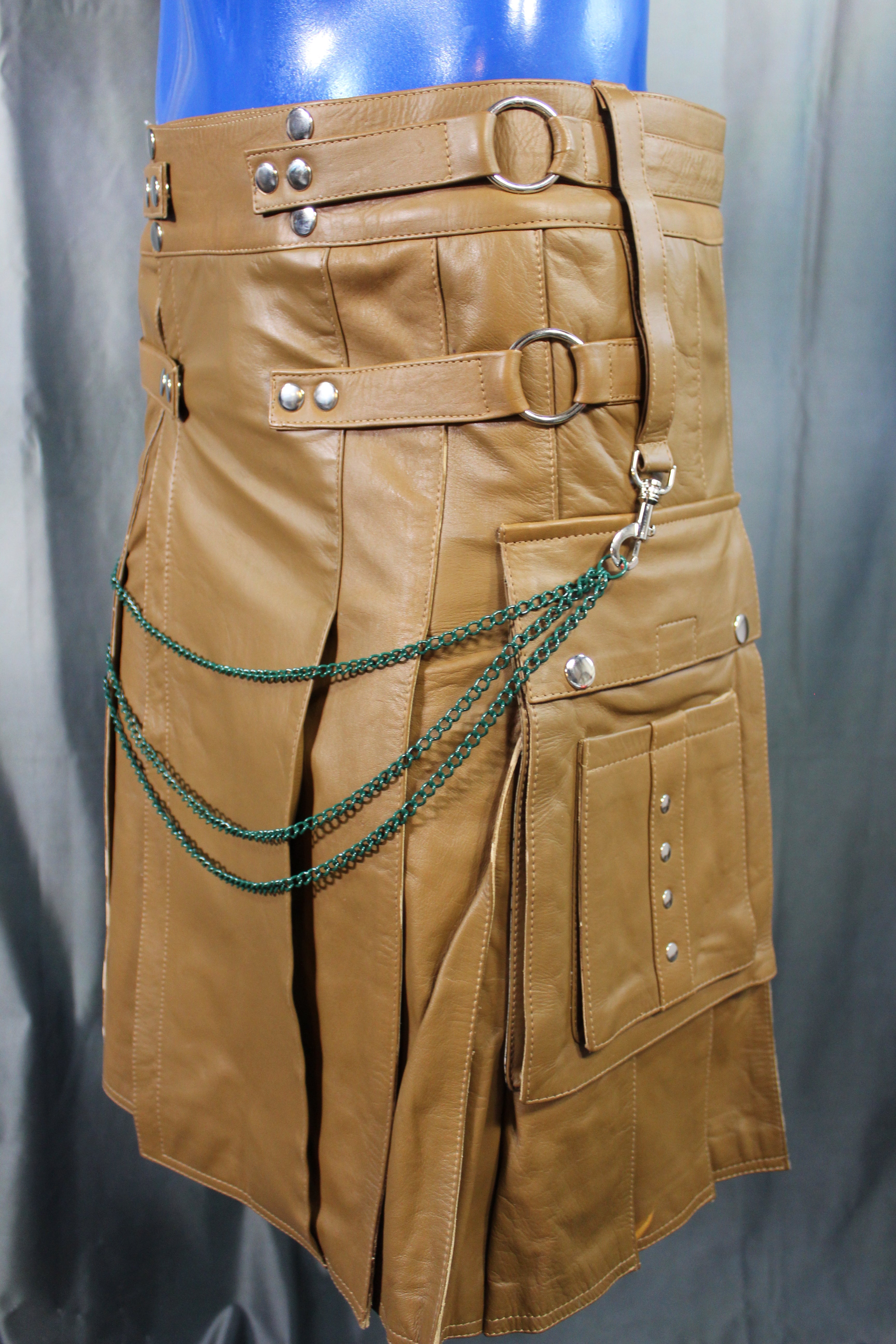 Otter and Fox Leather Kilts