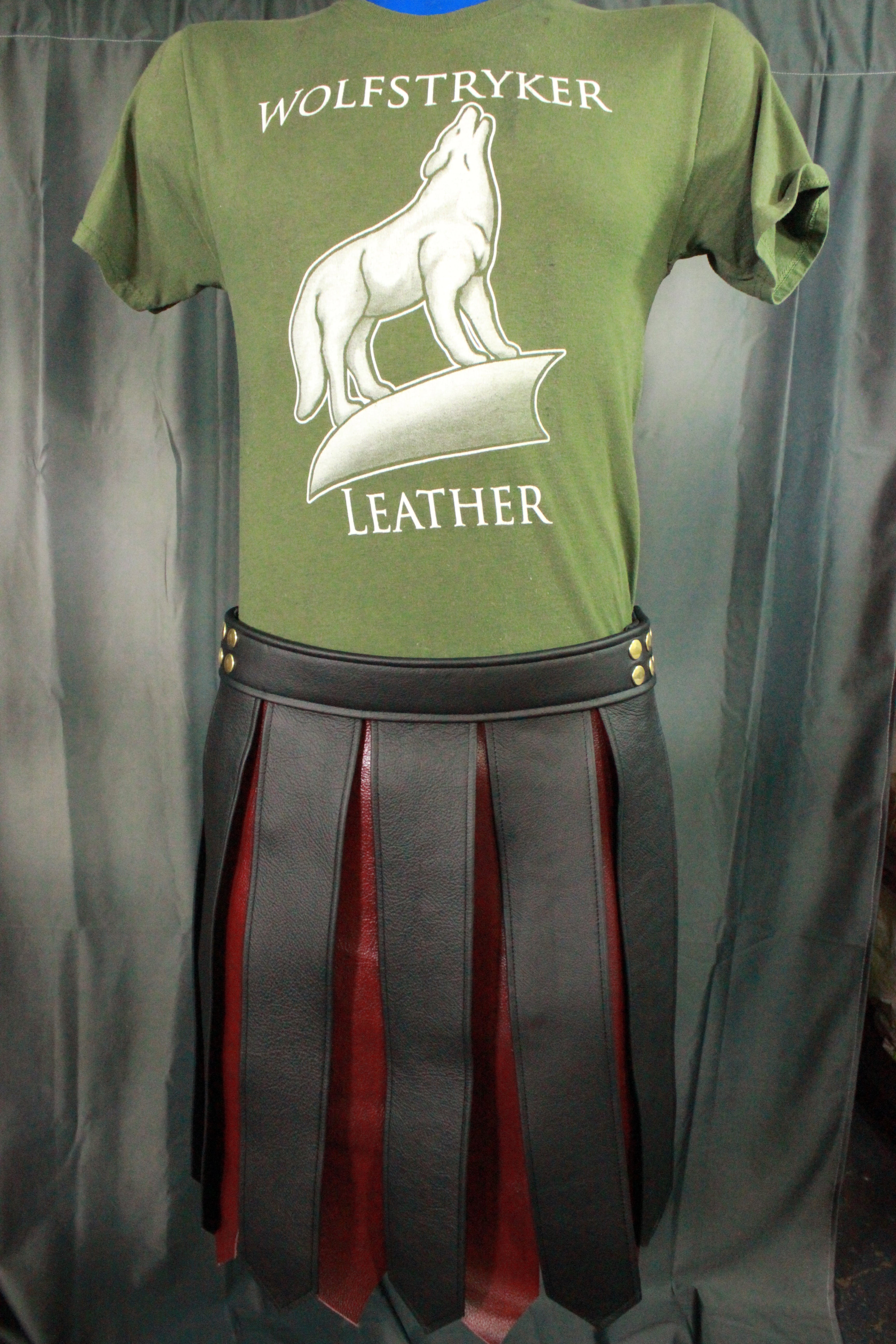 Kilt de gladiateur en cuir