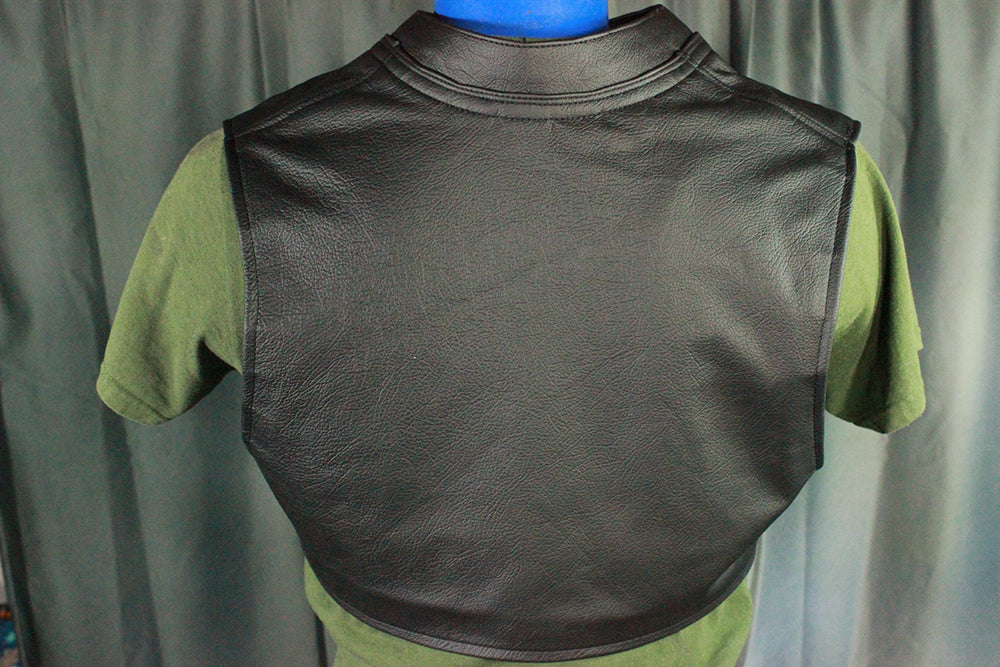 Open-Paneled Bolero Vest in Black