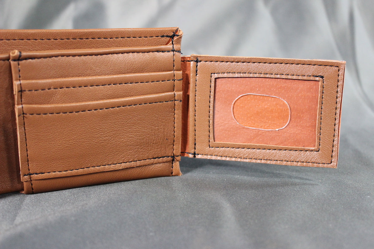 Classic Leather Wallet with Dual ID Flaps – Wolfstryker Leather