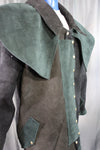 Suede Leather Duster (shortened) with Mantle