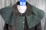 Suede Leather Duster (shortened) with Mantle