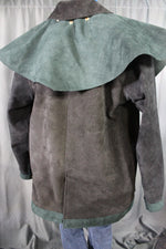 Suede Leather Duster (shortened) with Mantle