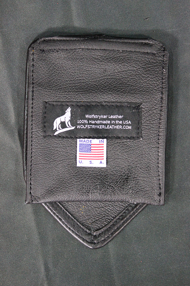 Colored Leather Pocket Flag