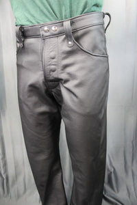 Pantalon en cuir classique