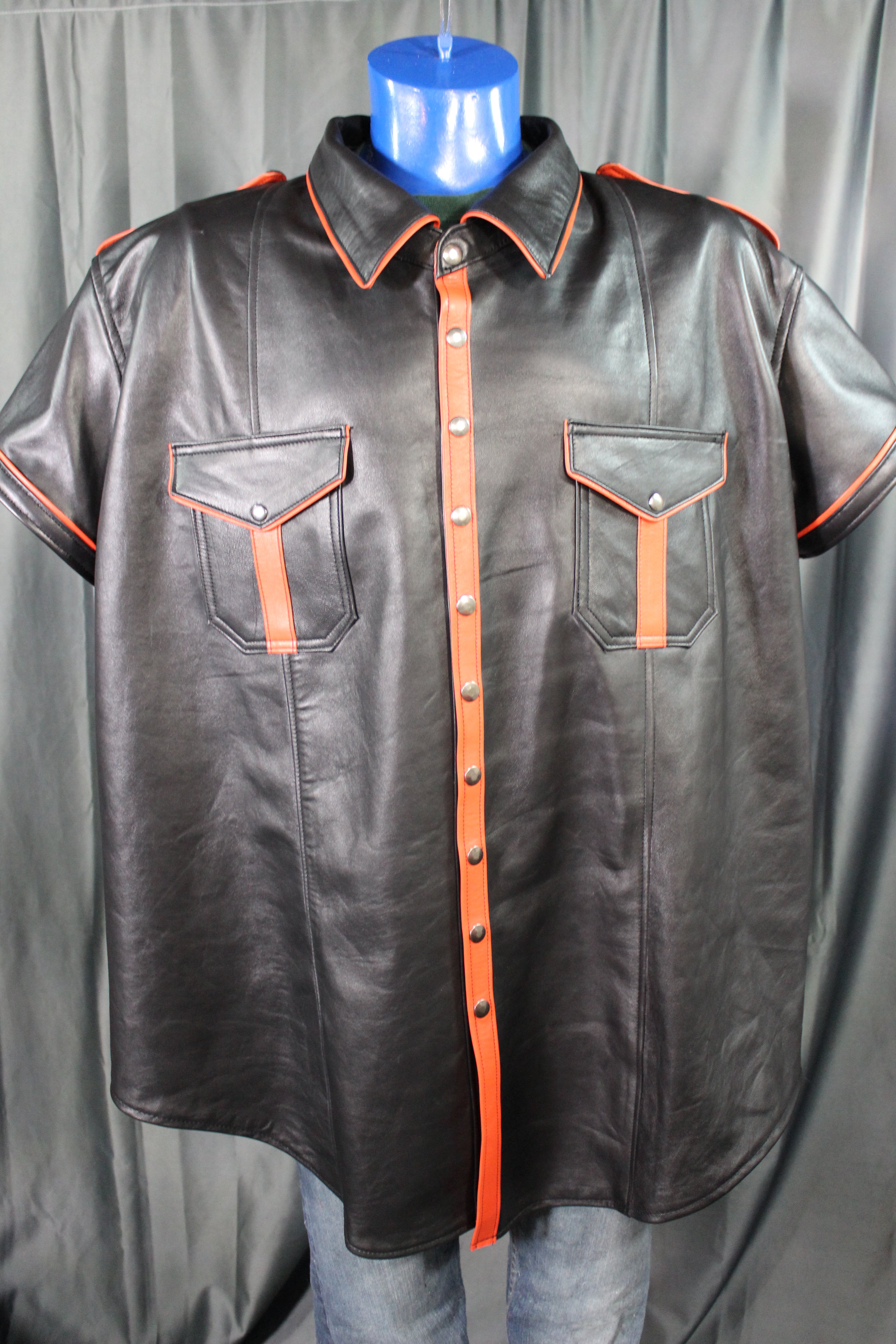 Formal Leather Dress Shirt