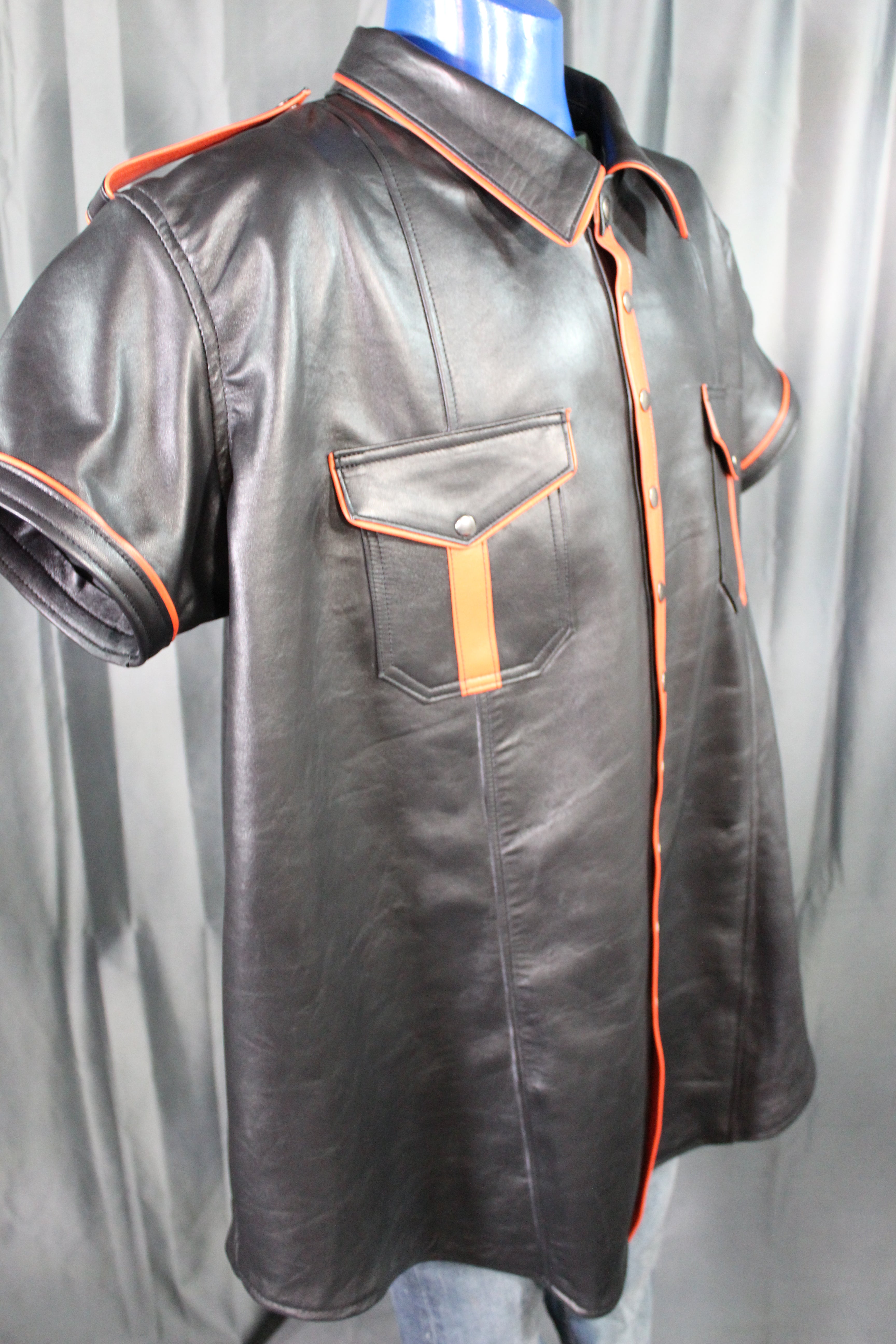 Formal Leather Dress Shirt