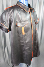 Formal Leather Dress Shirt