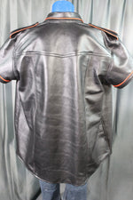 Formal Leather Dress Shirt