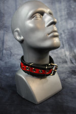 Locking Two-Tone Collar - Recessed Stripe Construction