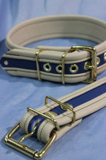 Two Toned Armbands (Blue with White Edging)