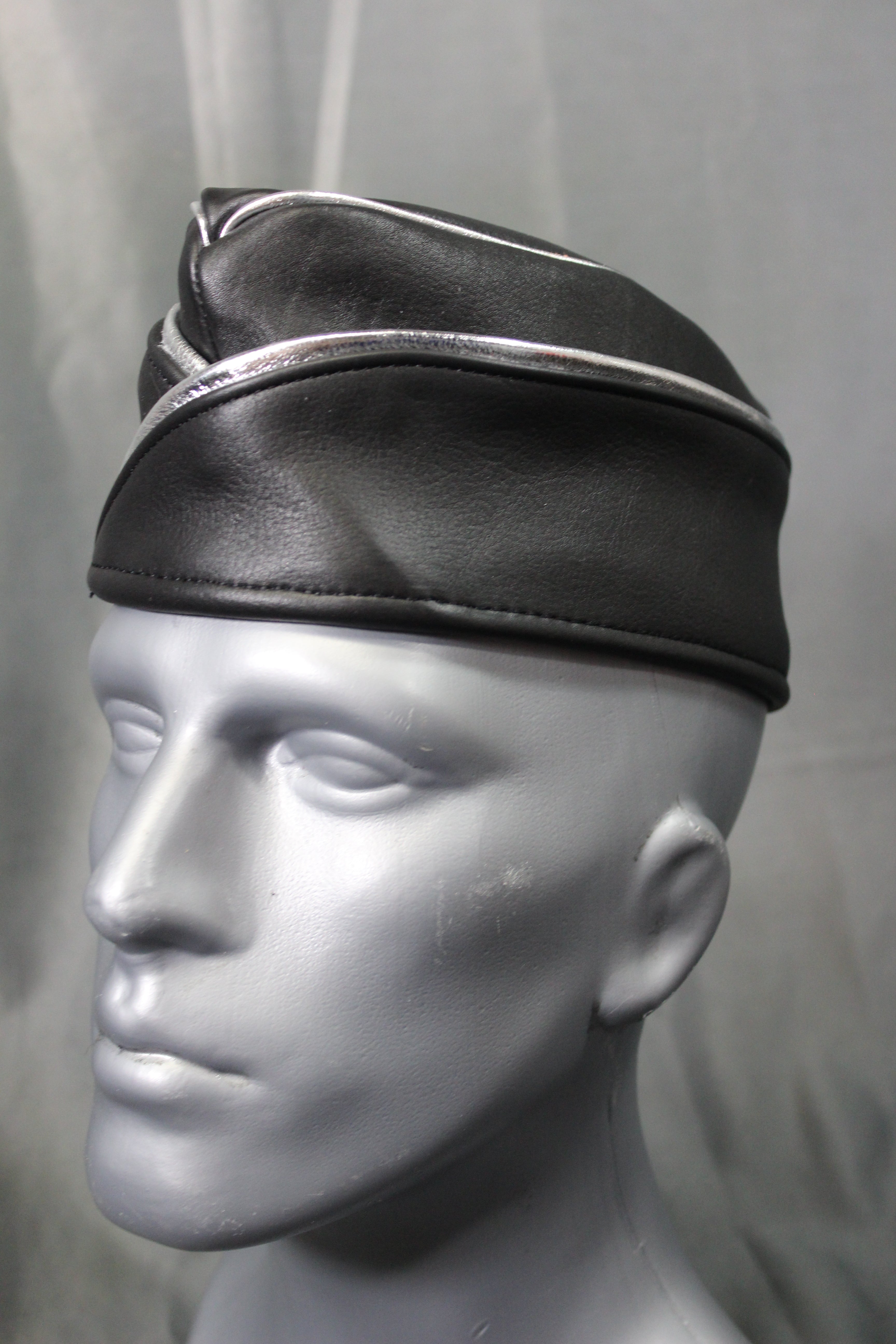 Leather Garrison Cap