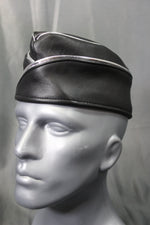 Leather Garrison Cap