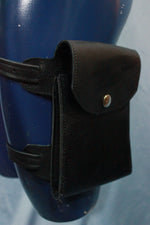 Leather Thigh Pouch Cell Phone Holster