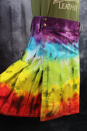 Kilt tie-dye PRIDE par Kilted Bros