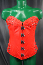 Spiked Leather Corset by The Otter and The Fox