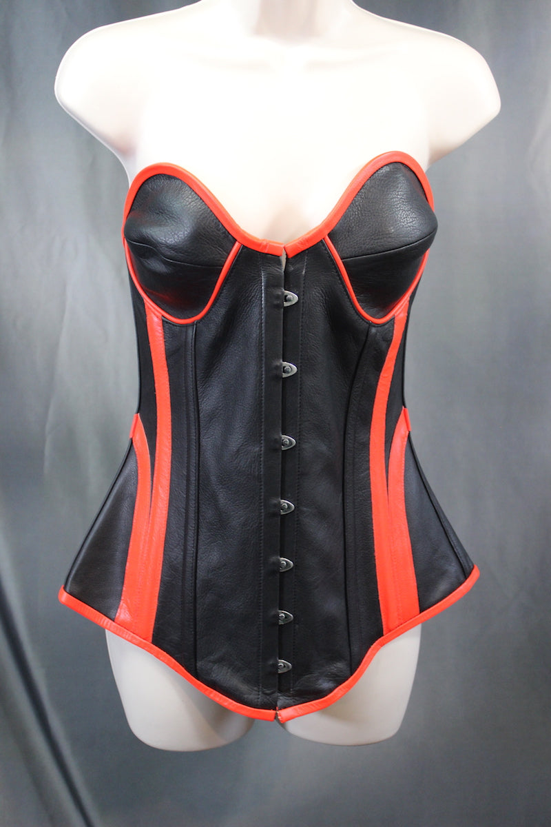 Cyber Leather Corset by The Otter and The Fox
