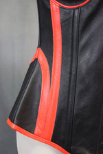 Cyber Leather Corset by The Otter and The Fox