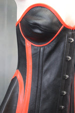 Cyber Leather Corset by The Otter and The Fox