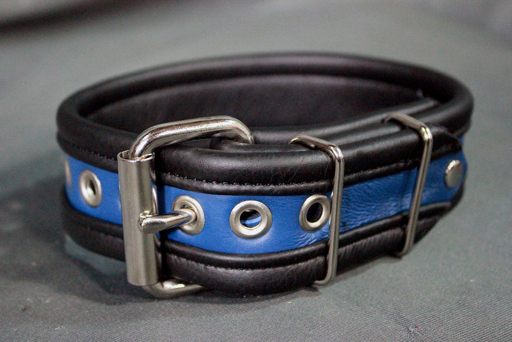 Two-Toned Buckled Armbands - Recessed Strapping