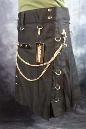 Goth Utility Kilt by Kilted Bros