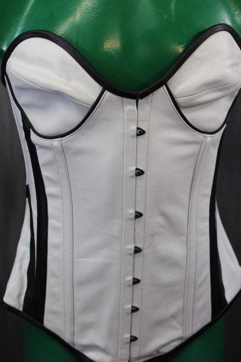 Cyber Leather Corset by The Otter and The Fox