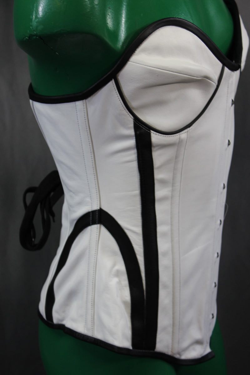 Cyber Leather Corset by The Otter and The Fox