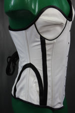 Cyber Leather Corset by The Otter and The Fox